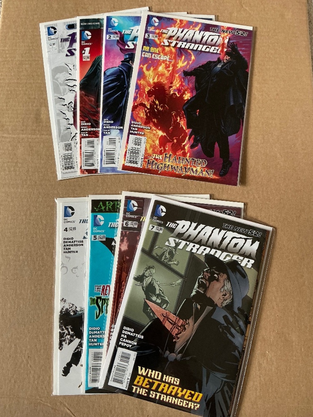 DC Comics The Phantom Stranger 7 Lot #0 1 2 3 4 5 6 7 New 52